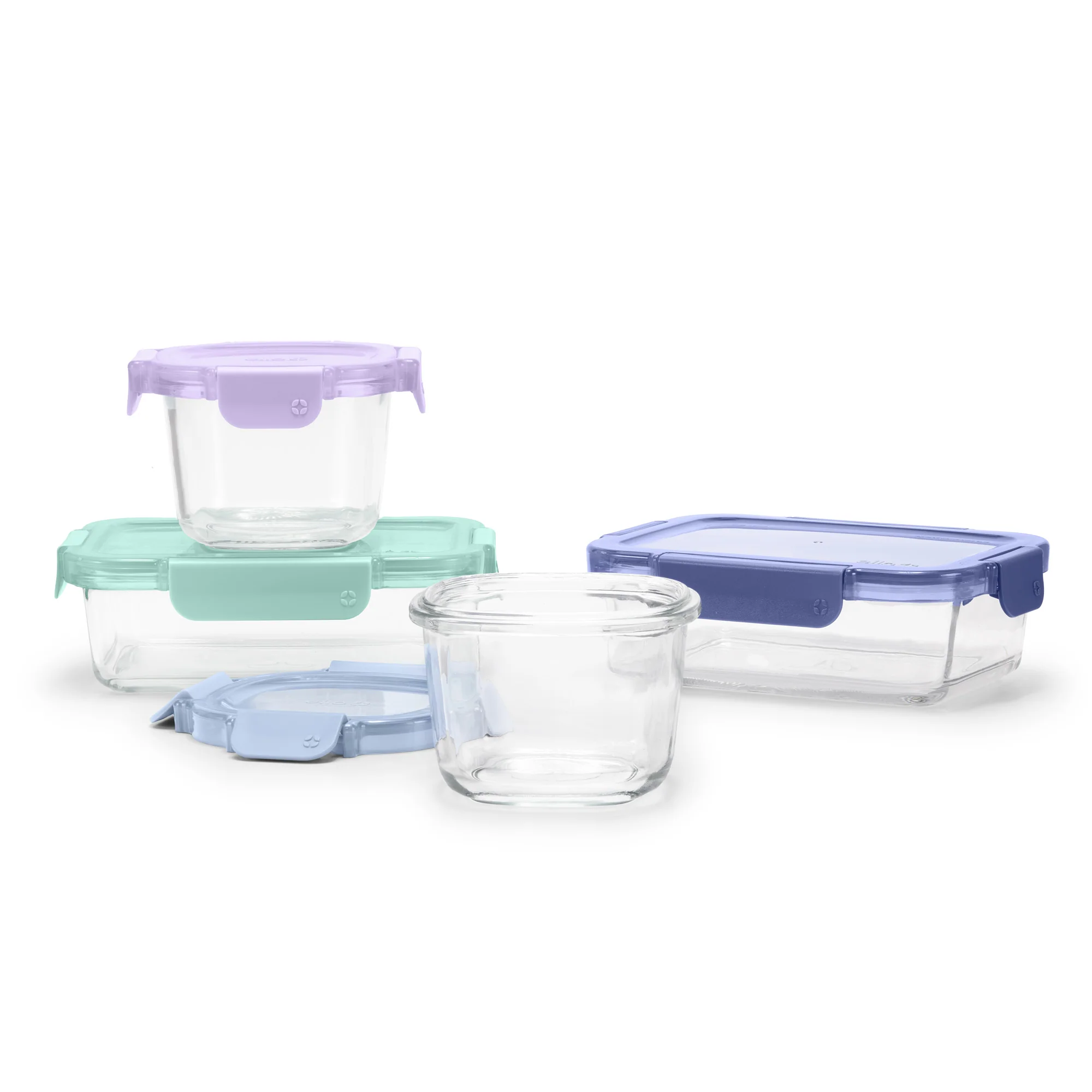 Color Lock® Glass 8pc Mixed Meal Prep Set - Image 3