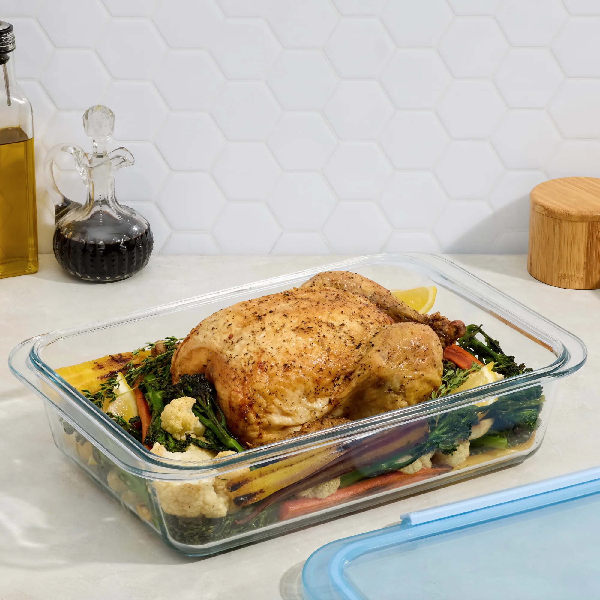 Color Lock® Glass 9x13 Deep Bakeware - Image 2