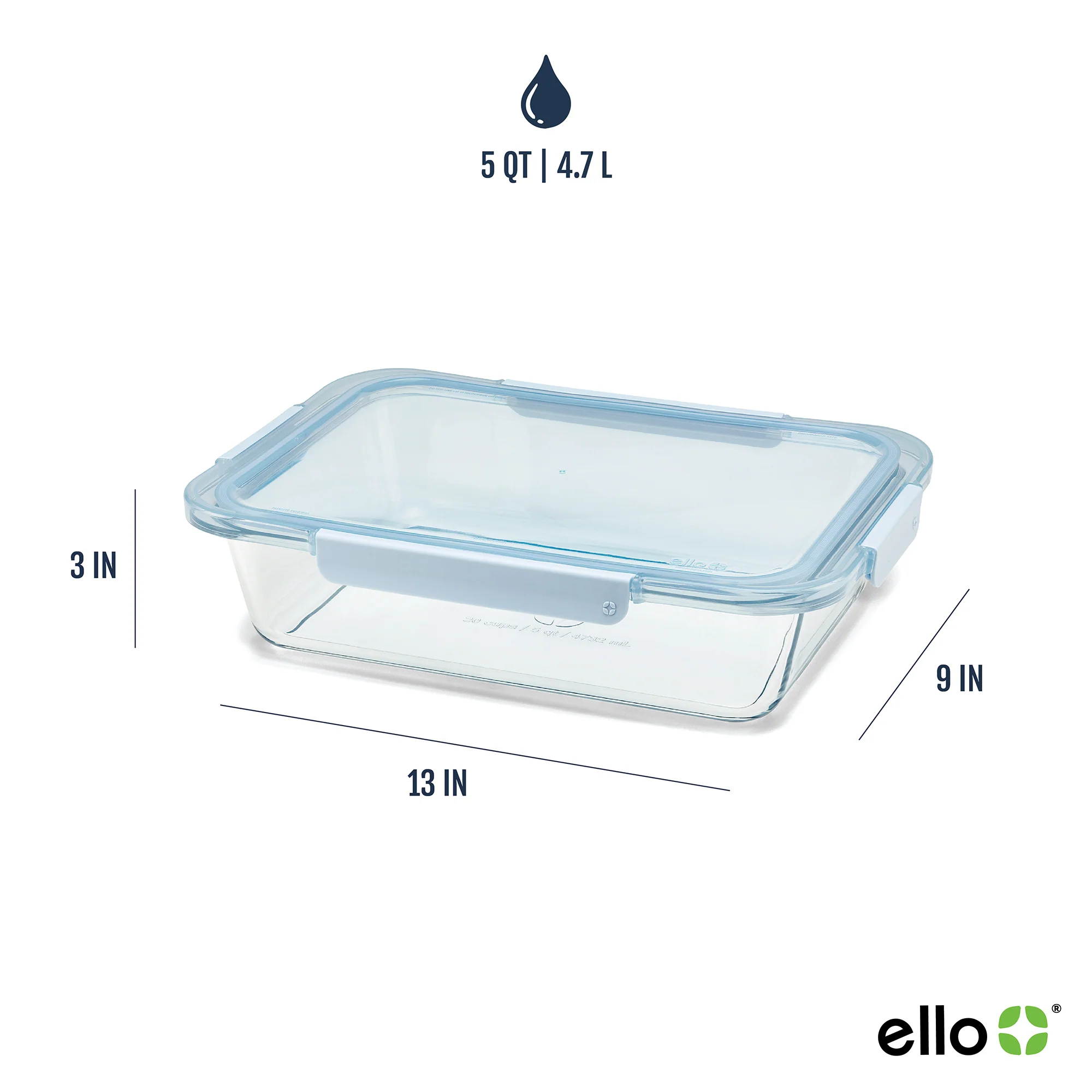 Color Lock® Glass 9x13 Deep Bakeware - Image 3