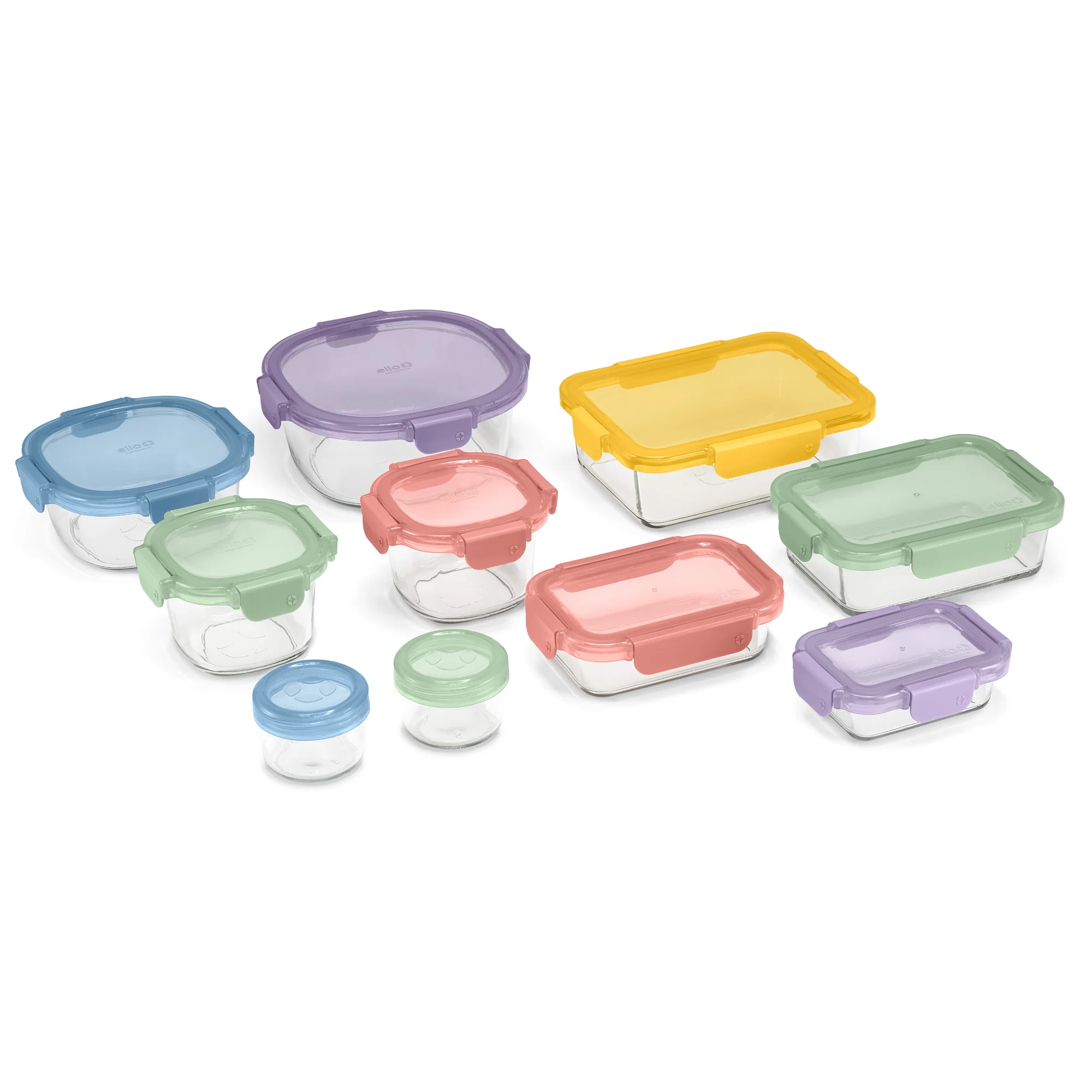 Color Lock® Glass 20pc Mixed Meal Prep Set - Image 3