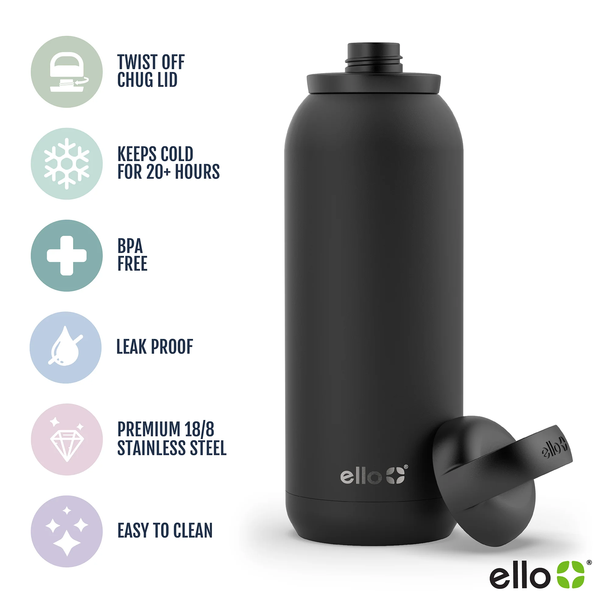 Cooper Twist Stainless Steel Water Bottle - Image 57