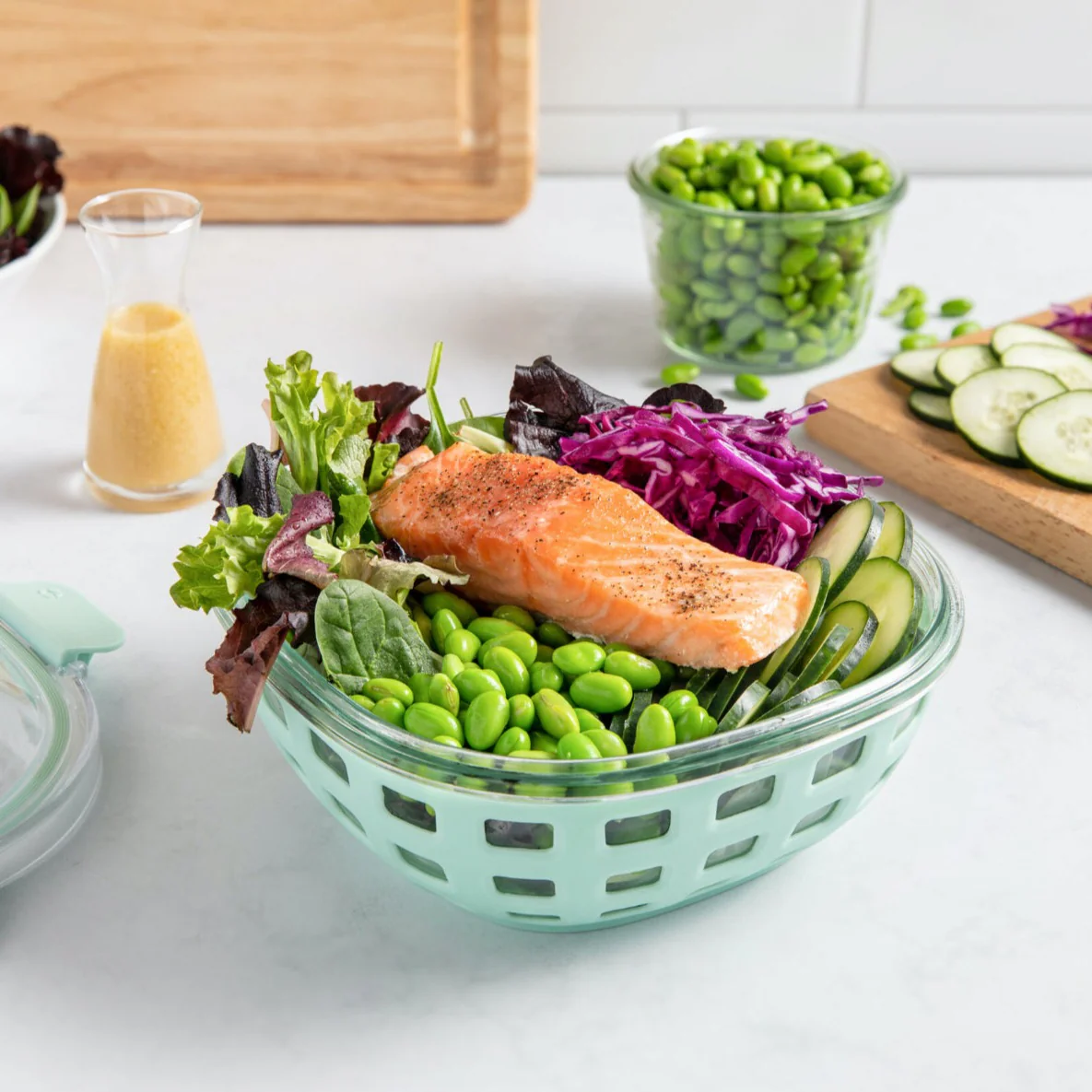 Duraglass™ 5 Cup Lunch Bowl Container - Image 7
