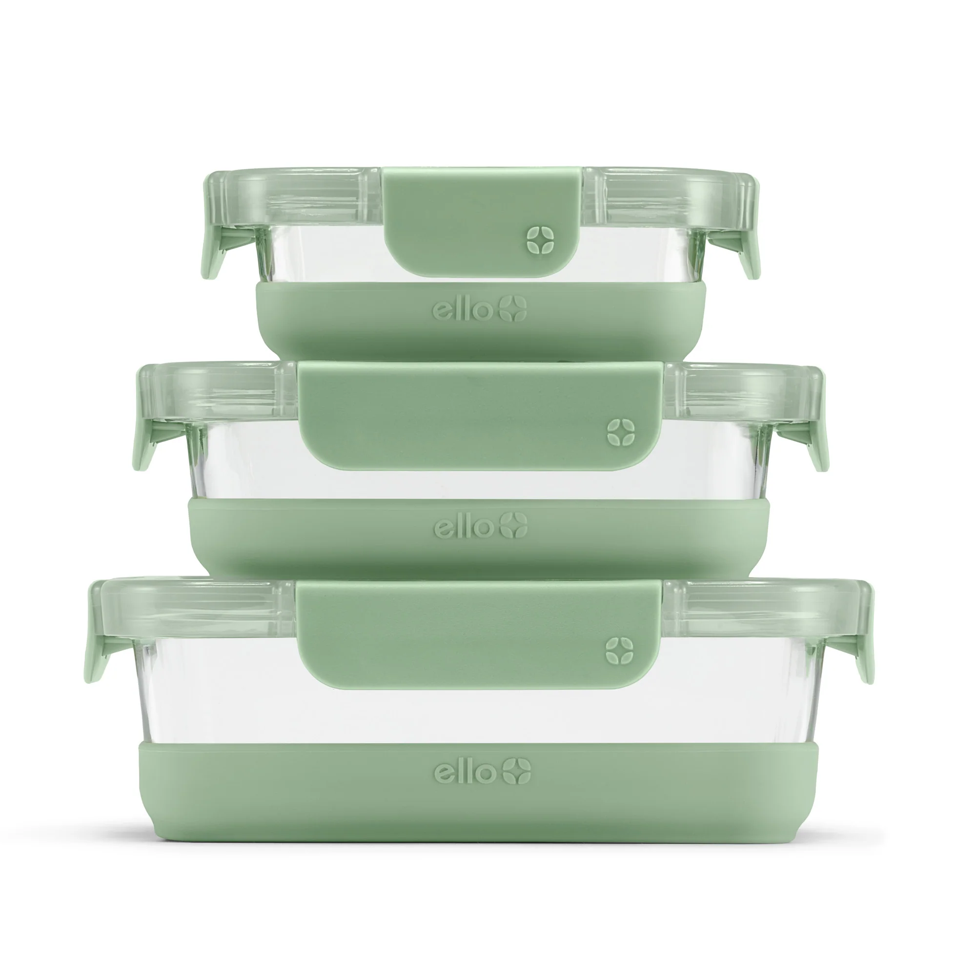 Ello Duraglass Refresh™ 6pc Mixed Food Storage Set - Image 3