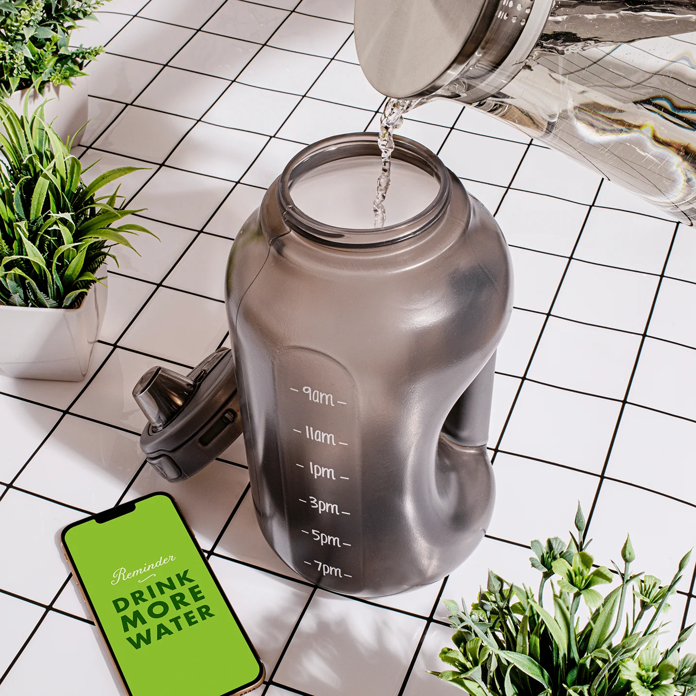Hydra Half Gallon Water Bottle with Straw - Image 37