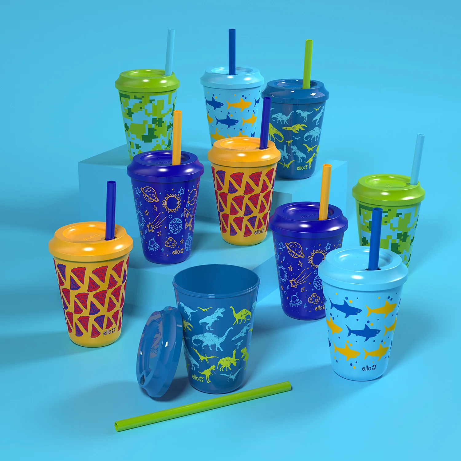 Kids 12oz Color Changing Cups 10 Pack - Image 3