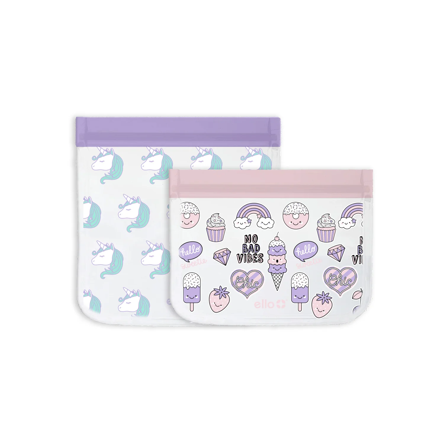 Kids Reusable Storage Bags, Set of 4 - Image 4