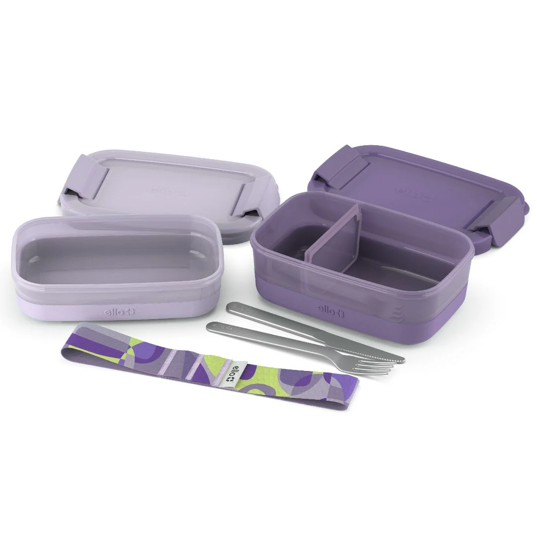 Lunch Bento Stack Plastic Food Storage Container, Set of 2 - Image 21