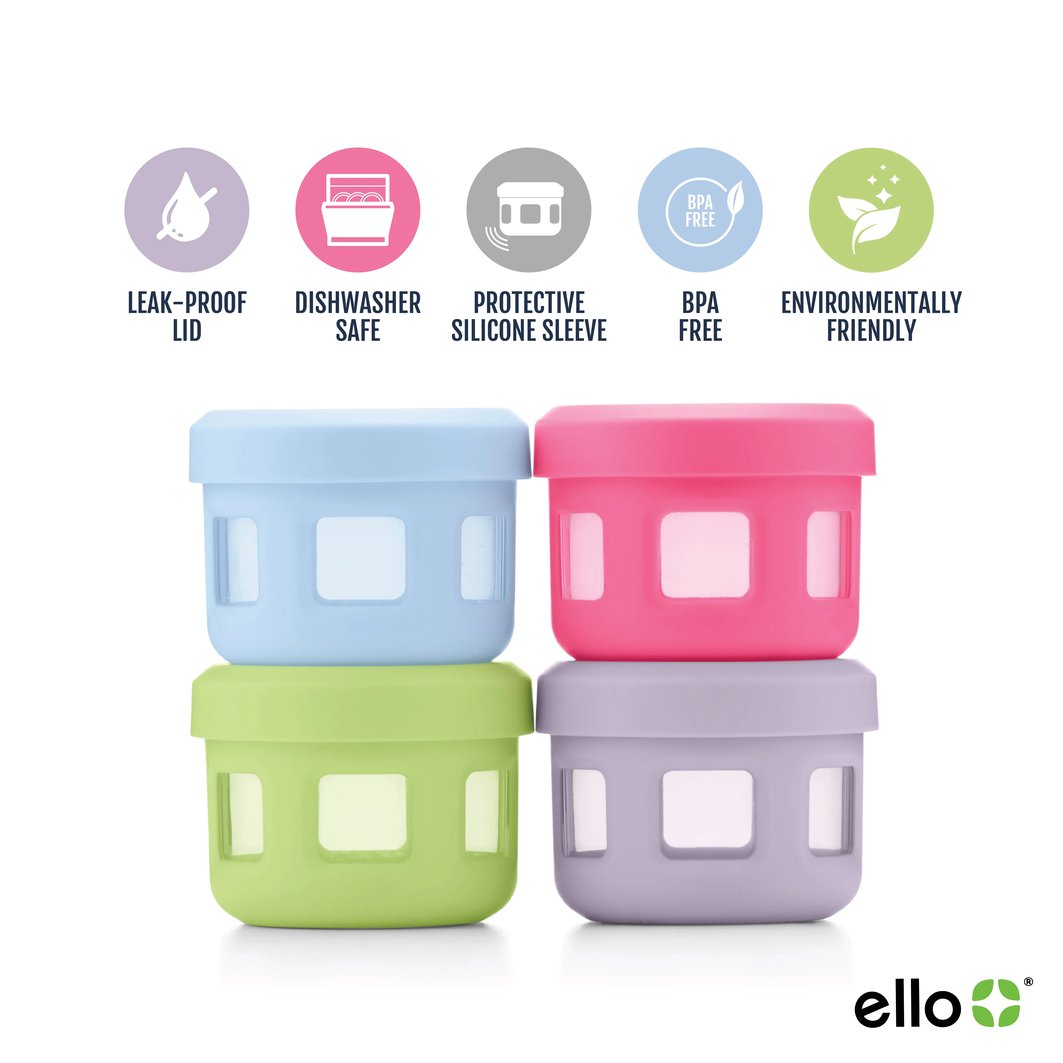Plastic Condiment Containers, Set of 4 - Image 7