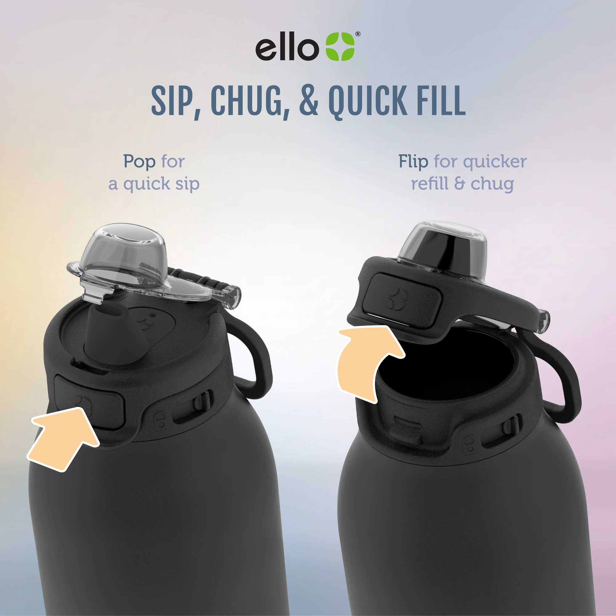 Pop & Fill Stainless Steel Water Bottle - Image 58
