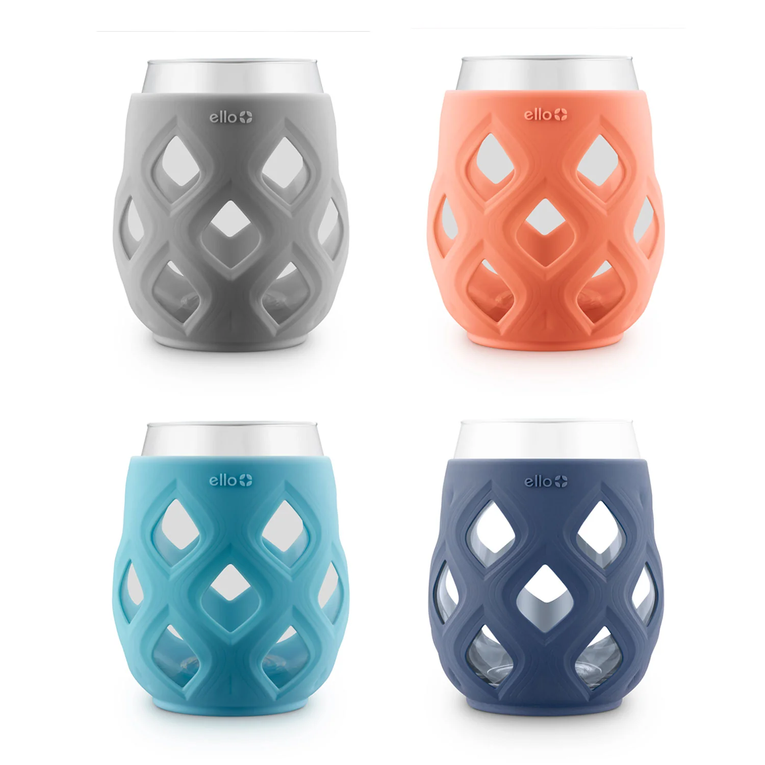 Cru Stemless Wine Glass Set with Silicone Protection - Image 5